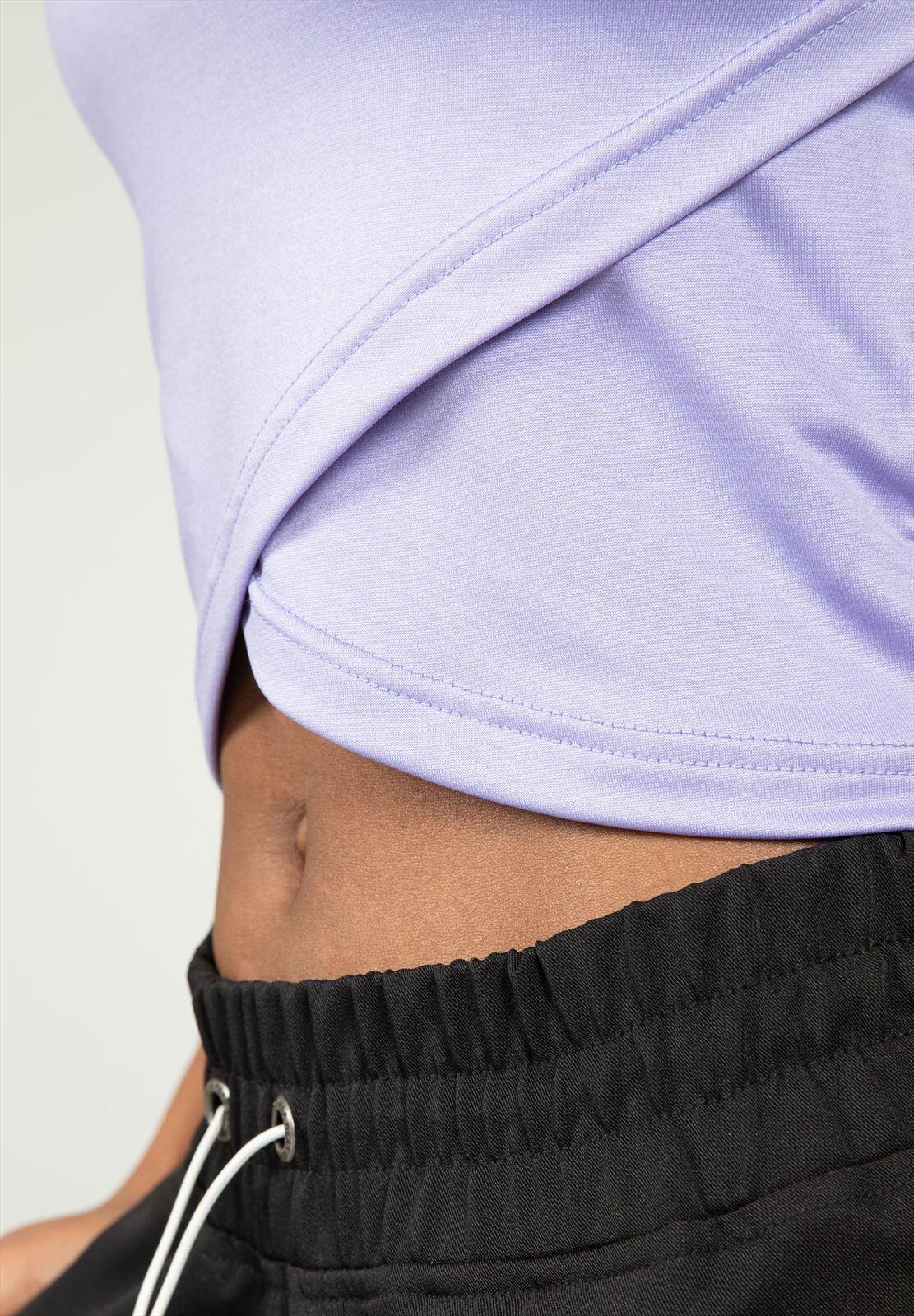 Estelle Twisted Crop Top ilac 6/7