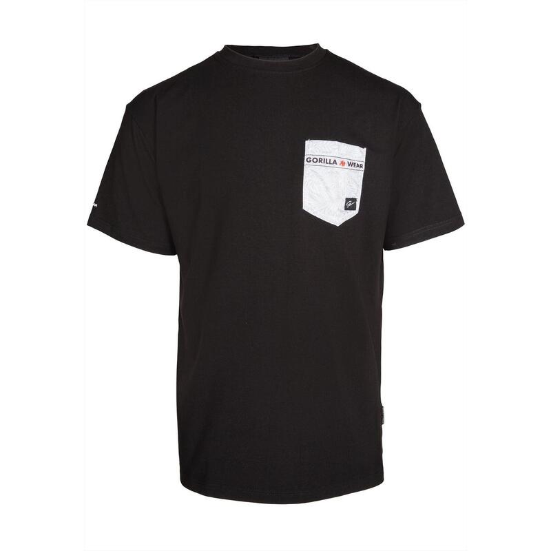 T-Shirt in Übergröße - Dover - Schwarz