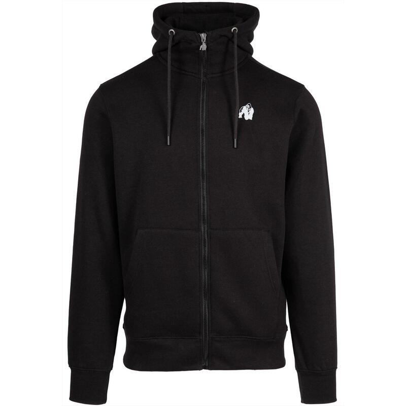 Kennewick Zipped Hoodie Black