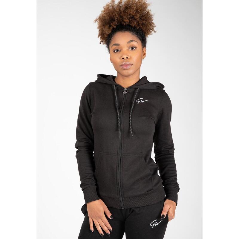 Pixley Zipped Hoodie Black