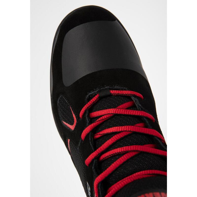 Zapatillas Hombre - Zapatillas Mujer - Troy High Tops - Negro/Rojo