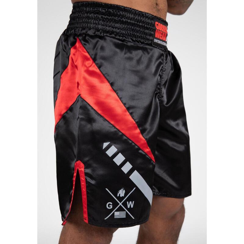 Boxing shorts - Hornell - Schwarz/Rot