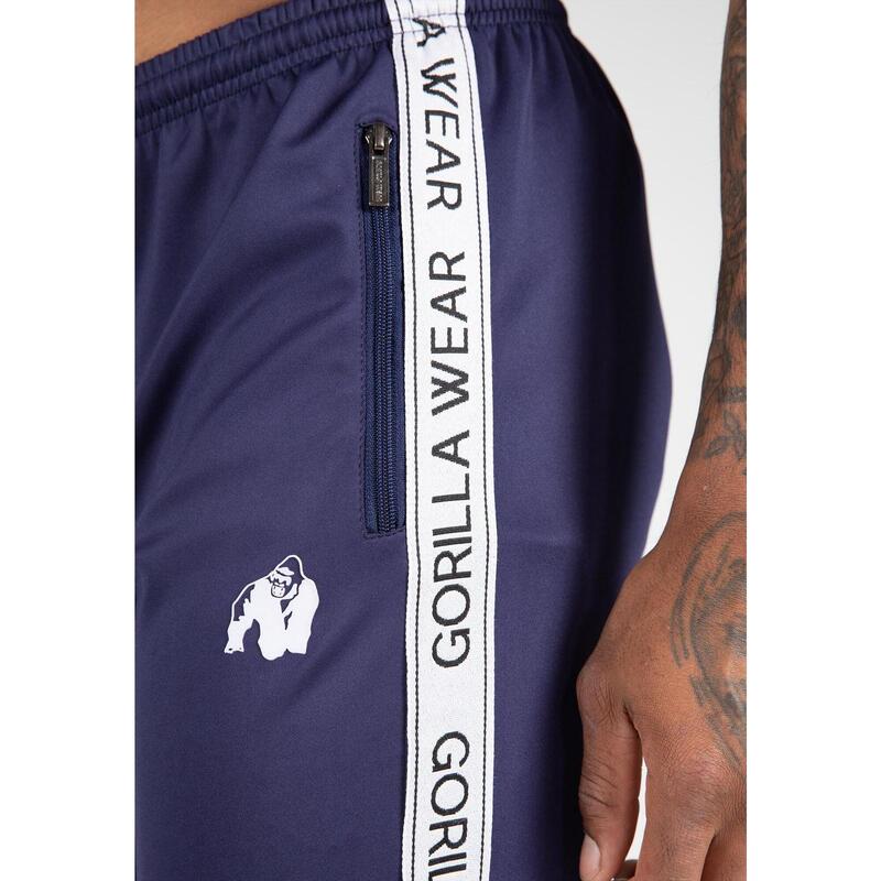 Pantalón Chándal Fitness Largo Hombre GORILLA WEAR Delaware Azul