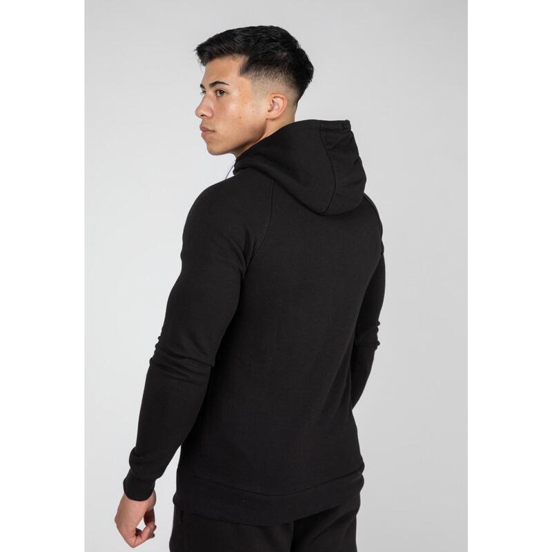 Payette Zipped Hoodie - Black