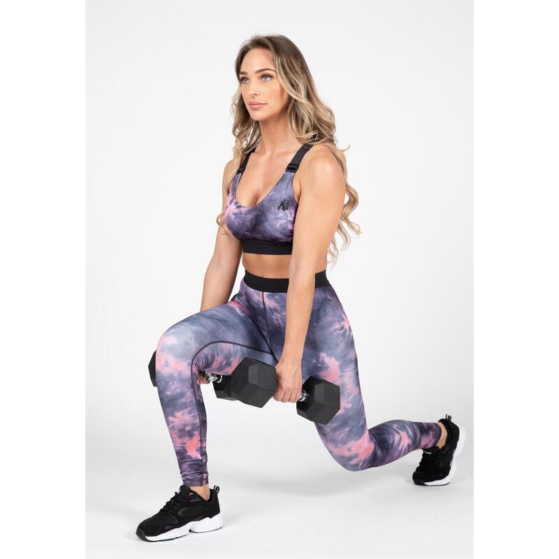 Colby Leggings - Gray/Pink