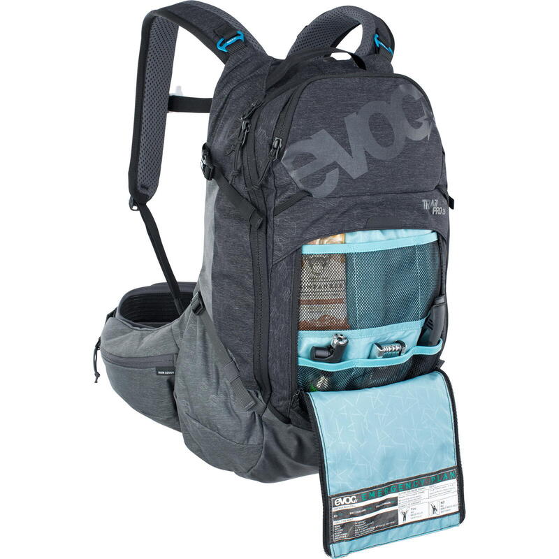 Evoc Trail Pro 26 L - Rucksack - Schwarz/Grau