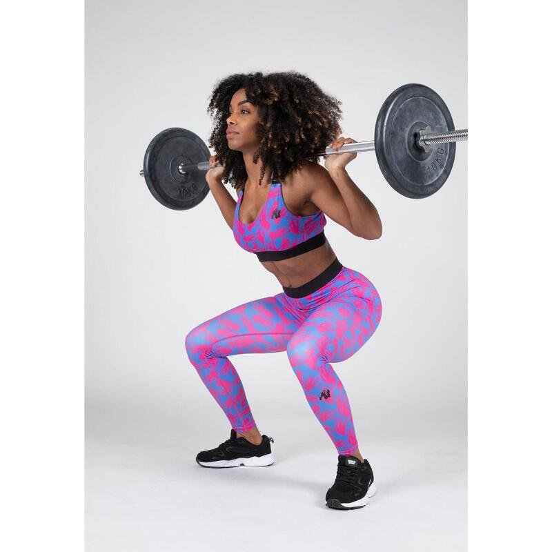 Colby Leggings - Blue/Pink