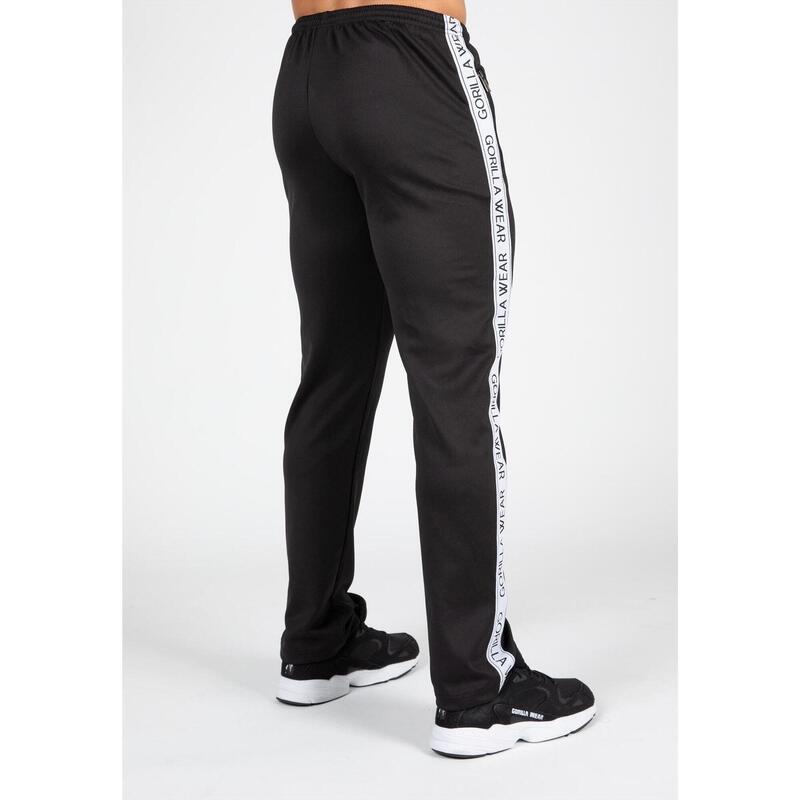 Pantalón Chándal Fitness Largo Hombre GORILLA WEAR Delaware Negro