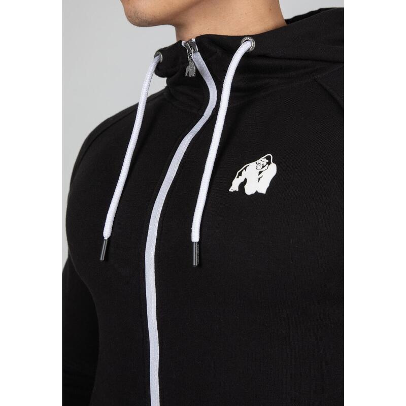 Payette Zipped Hoodie - Black