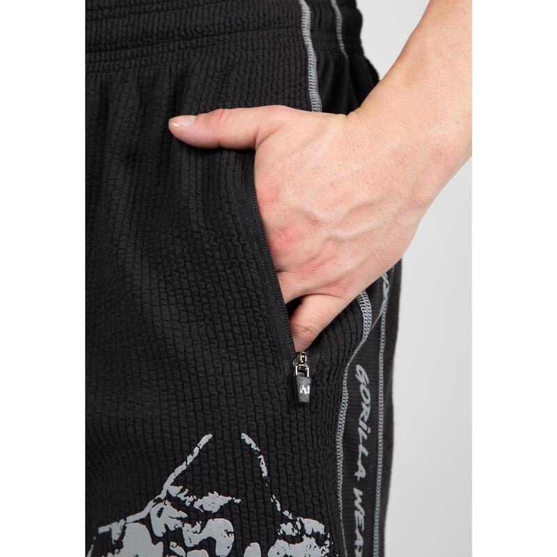 Buffalo Old School Workout Shorts - Black/Gray