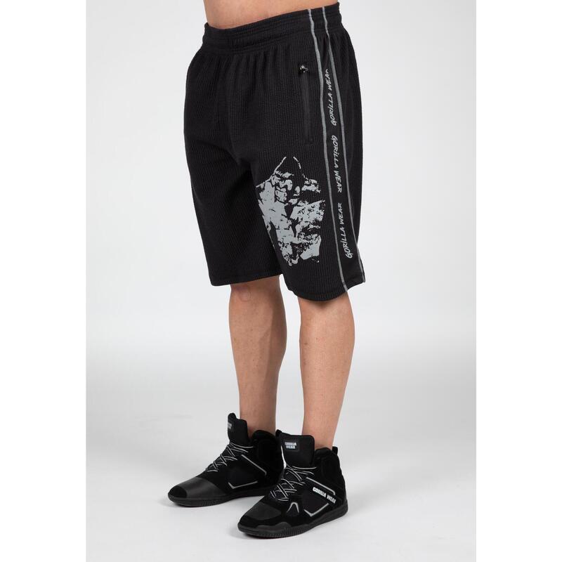 Buffalo Old School Workout Shorts - Black/Gray