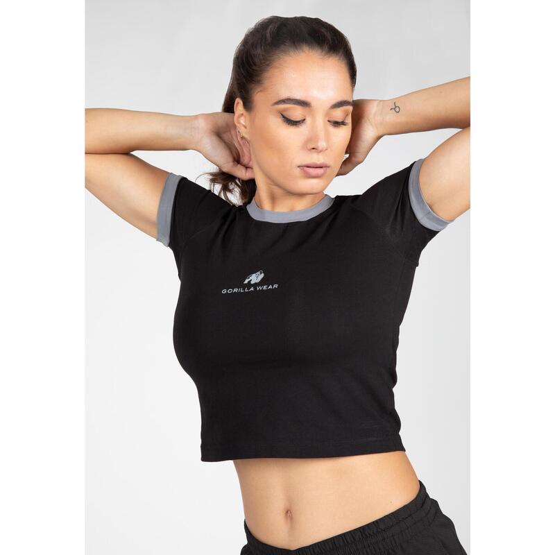 New Orleans Cropped T-shirt - Black