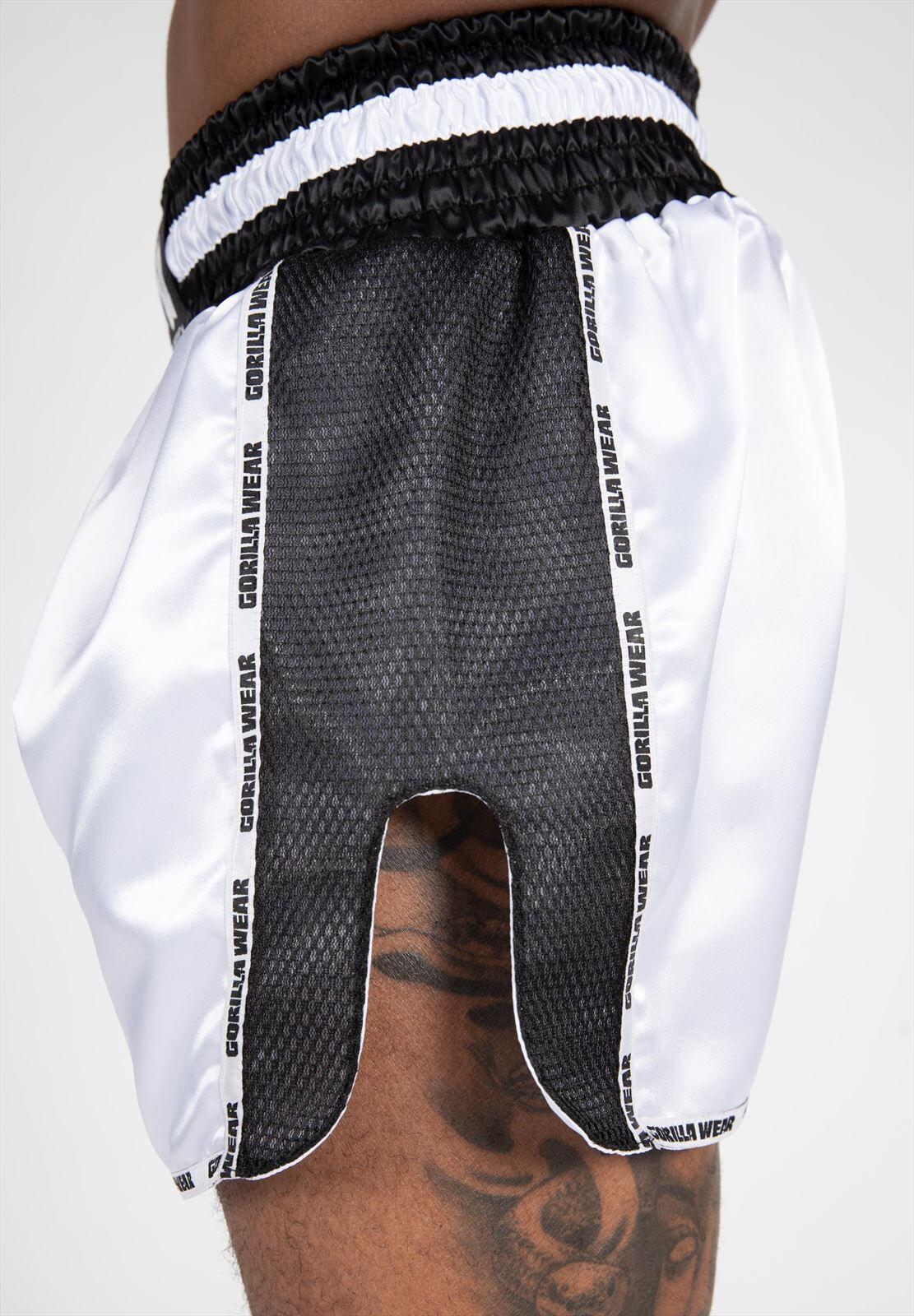 Piru Muay Thai Shorts - Wit/Zwart 6/6