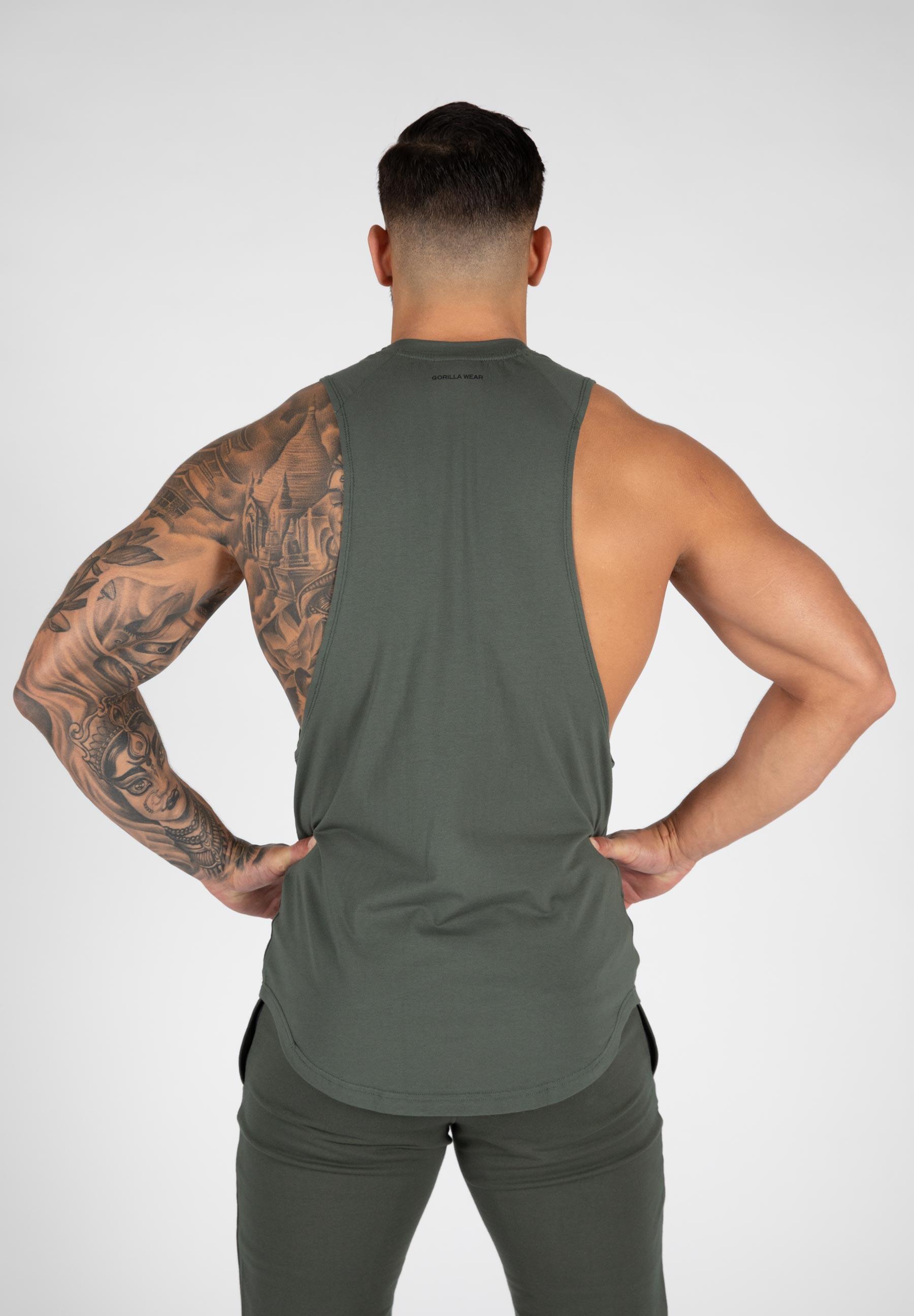 Tank top fitness męski Milo Drop Armhole 2/6