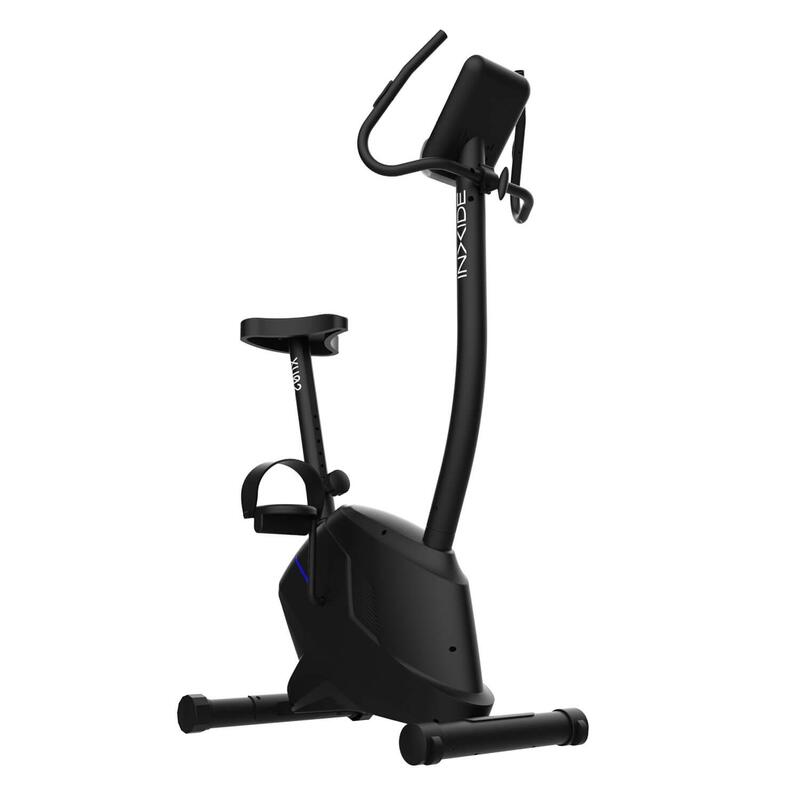 Bicicleta estática XU02 Bodytone com regulação eletrônica de inércia de 9kg.