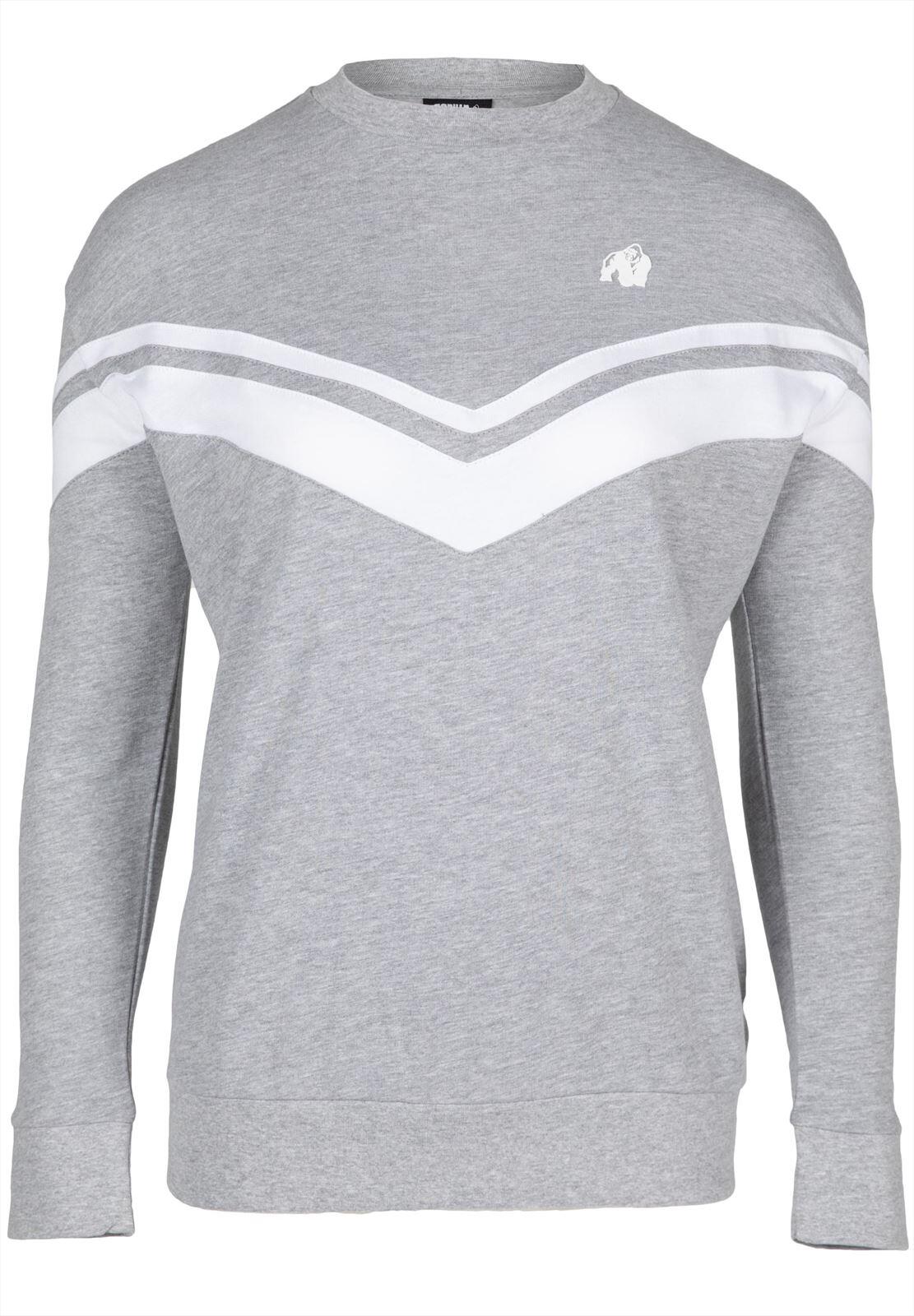 Hailey Sweatshirt in Übergröße - Grau Melange 6/6