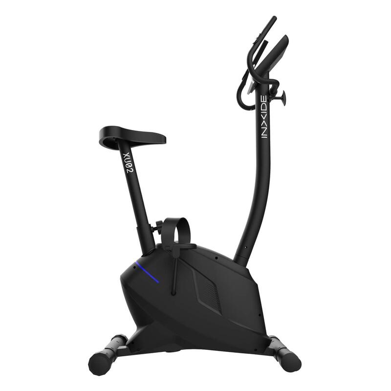 Bicicleta estática XU02 Bodytone com regulação eletrônica de inércia de 9kg.