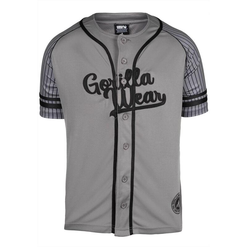 T-shirt - 88 baseball Jersey- Grau