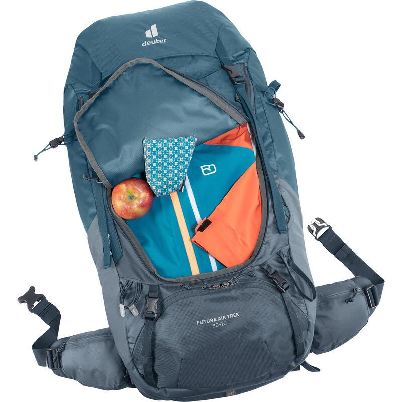 Rucsac de trekking deuter Futura Air Trek 60 + 10 l albastru 60+10 l