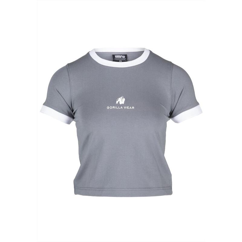 Crop Top Shirt - New Orleans - Grau