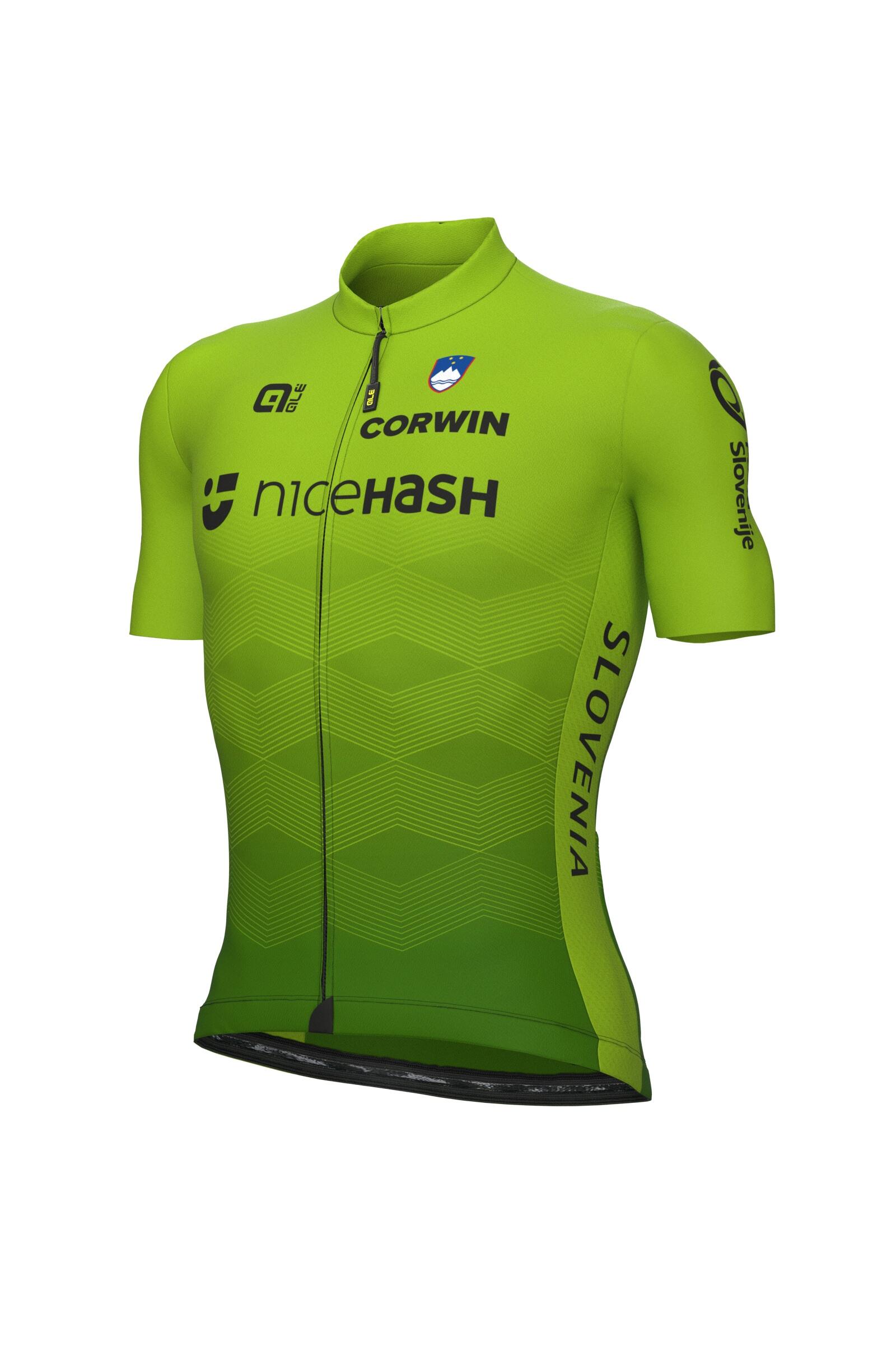 Koszulka rowerowa męska Alé Cycling Prime Federazione Slovena 1/2