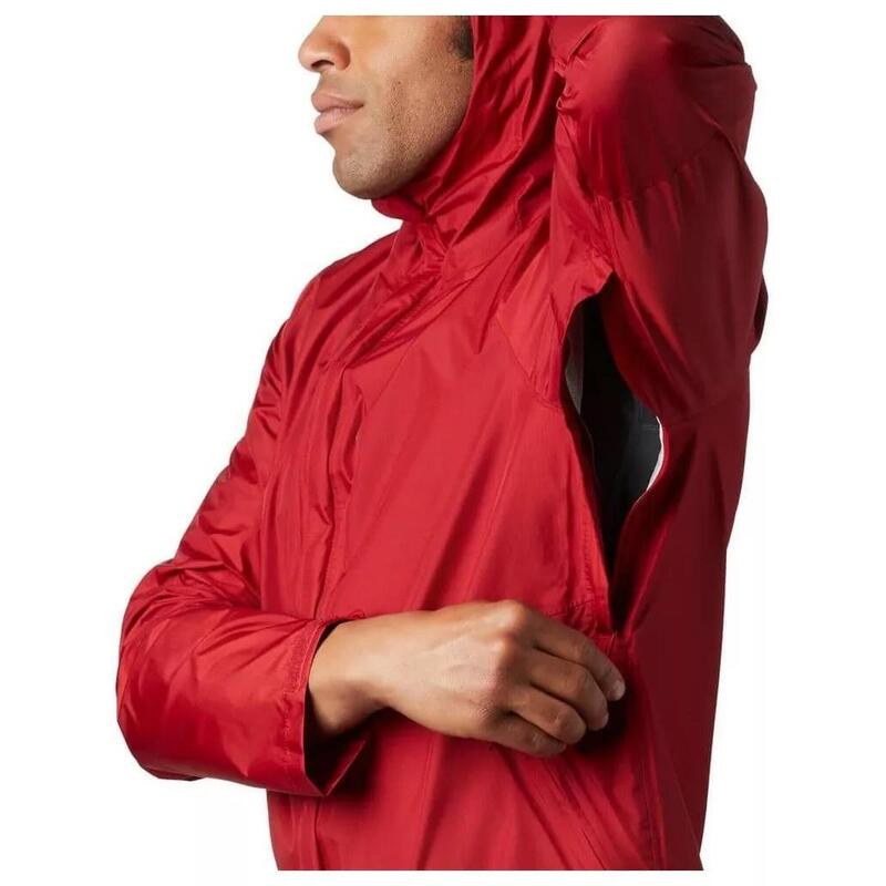 Regenmantel Acadia Jacket Herren - rot