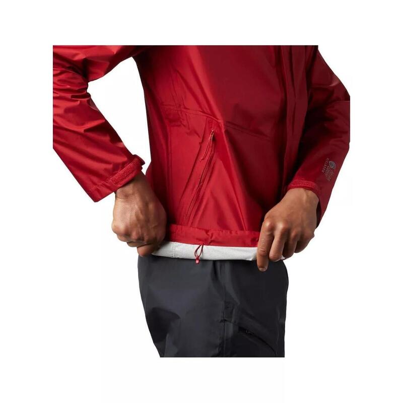 Regenmantel Acadia Jacket Herren - rot