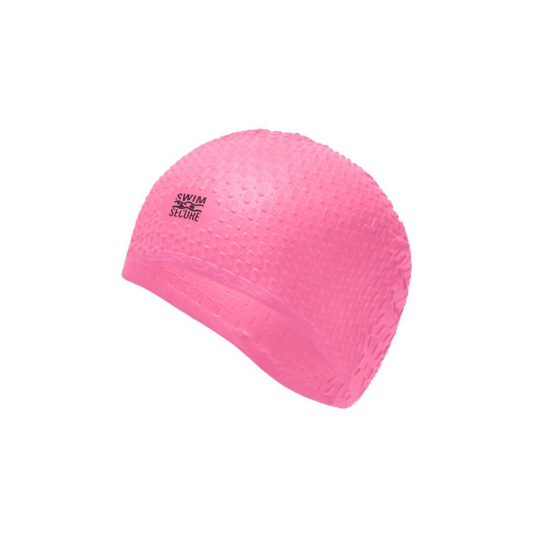 SWIM SECURE Bubble Swim Hat - Pink
