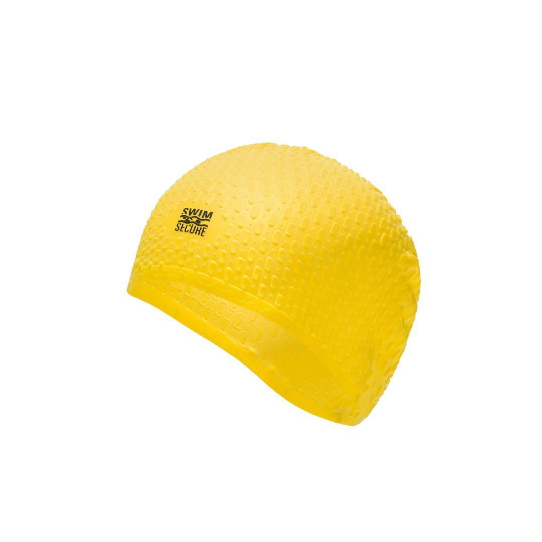 SWIM SECURE Bubble Swim Hat - Yellow