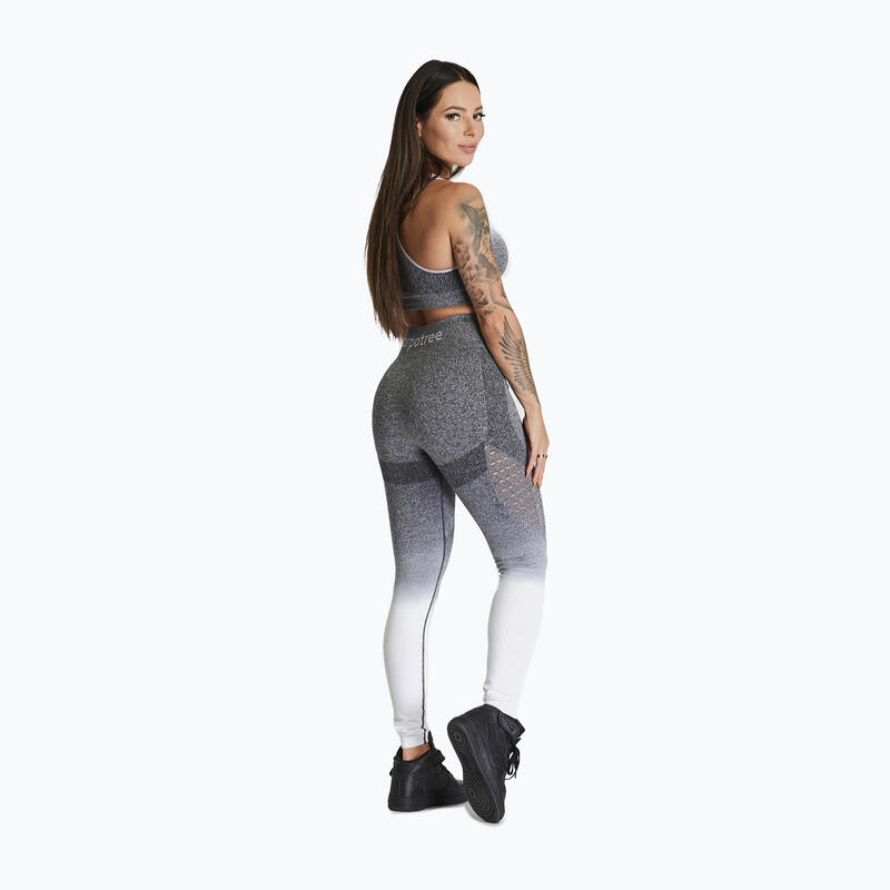 Colanți Alergare Fitness femei Phase Seamless Gri