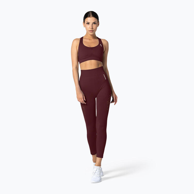 Leggings fără sudură femei Phase Seamless Verde
