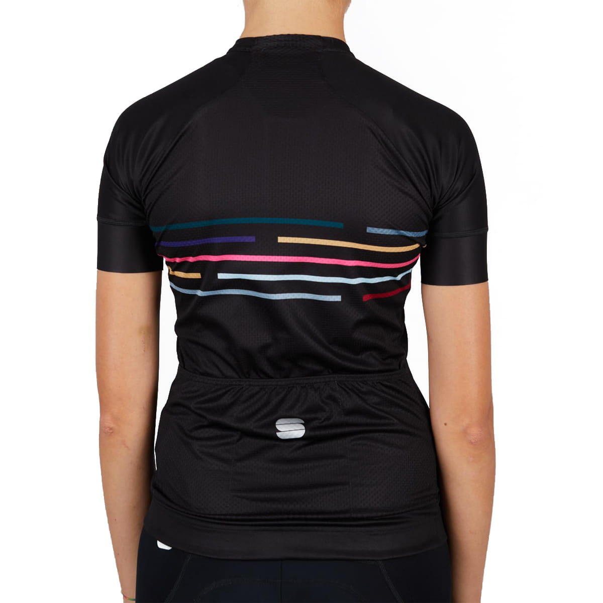 Maillot de manga corta Velodrome Mujer - Negro 2/4
