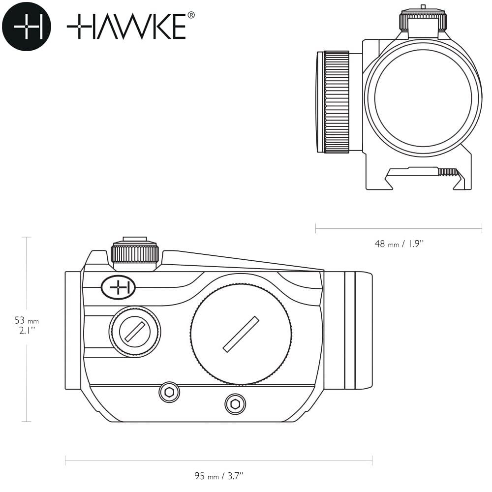Mira Red Dot Hawke Vantage 1X25 Weaver 4/5