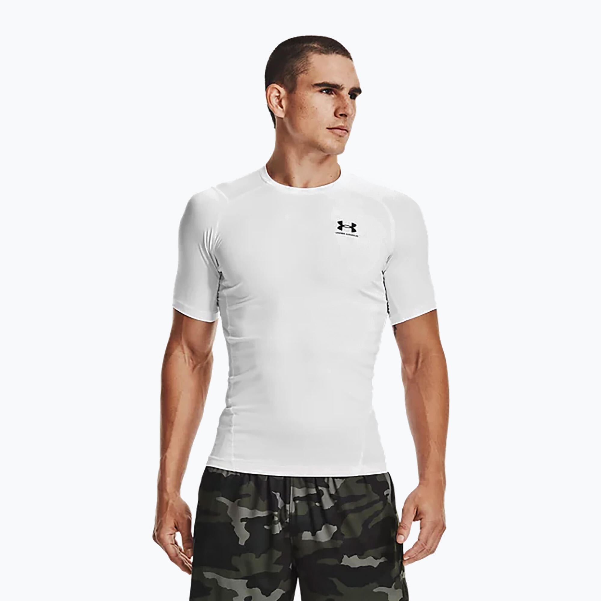 Under Armour Heatgear® Funktions-t-shirt Weiß Für Herren 3/6