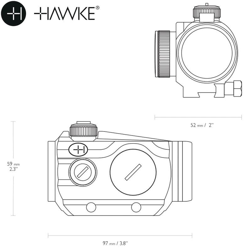 MIRA RED DOT HAWKE VANTAGE 1X30 9-11MM