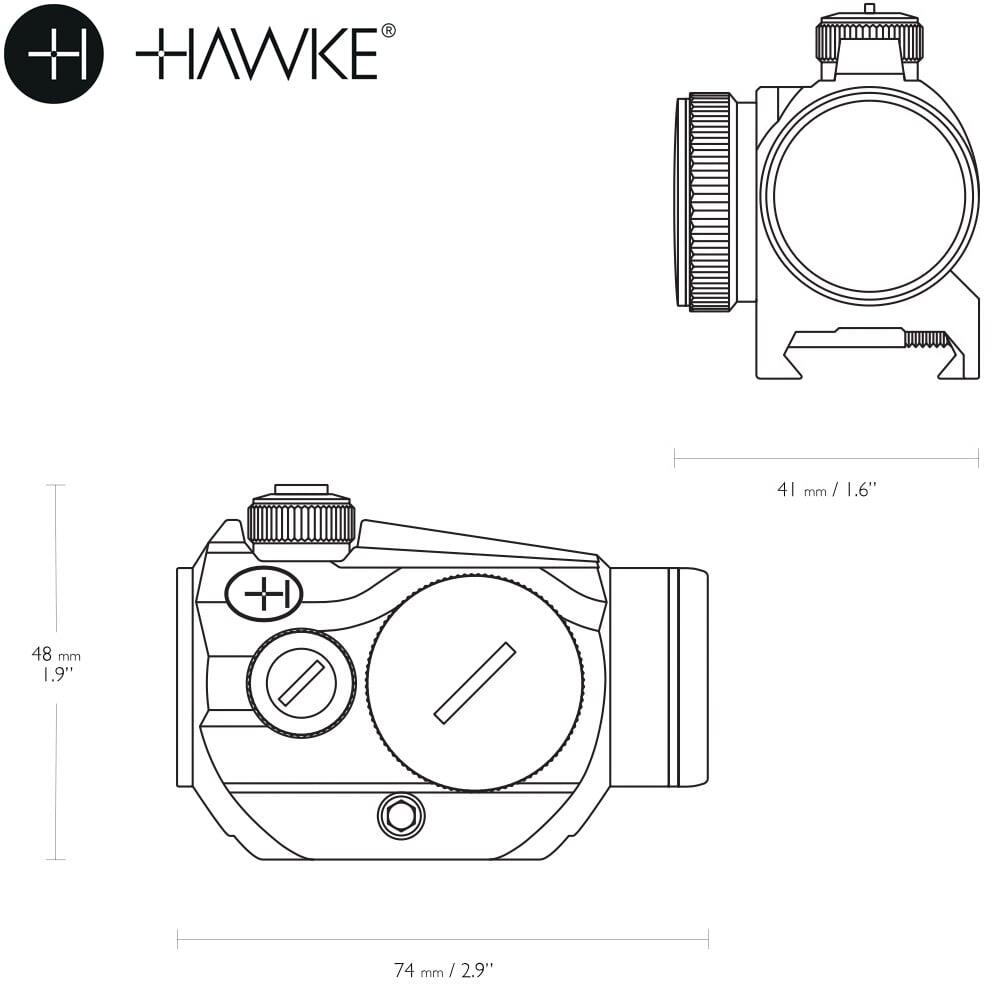 Mira Red Dot Hawke Vantage 1X20 Weaver 4/5