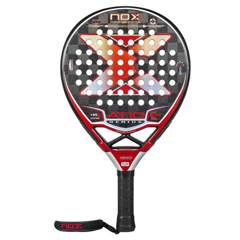 Padelschläger NOX AT10 Luxury Genius 18K Erwachsene rot