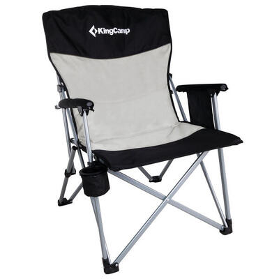 Campingstoel camping klapstoel vouwstoel xl outdoor armleuning staal 136 kg