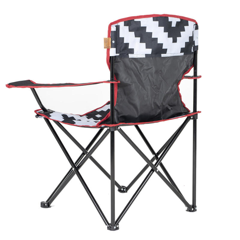 Bo-Camp - Urban Outdoor - Silla plegable - Madison - Negro/Blanco