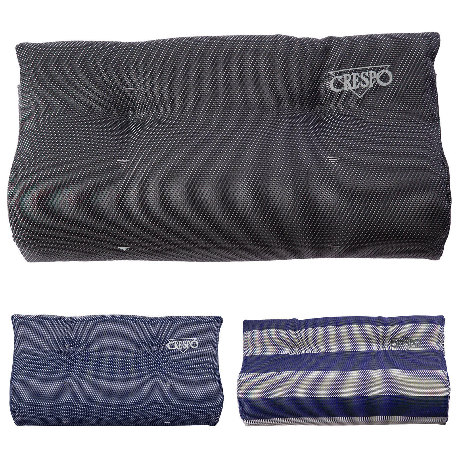Crespo - Hoofdkussen - A/237 - Classic - Blauw gestreept 5/5