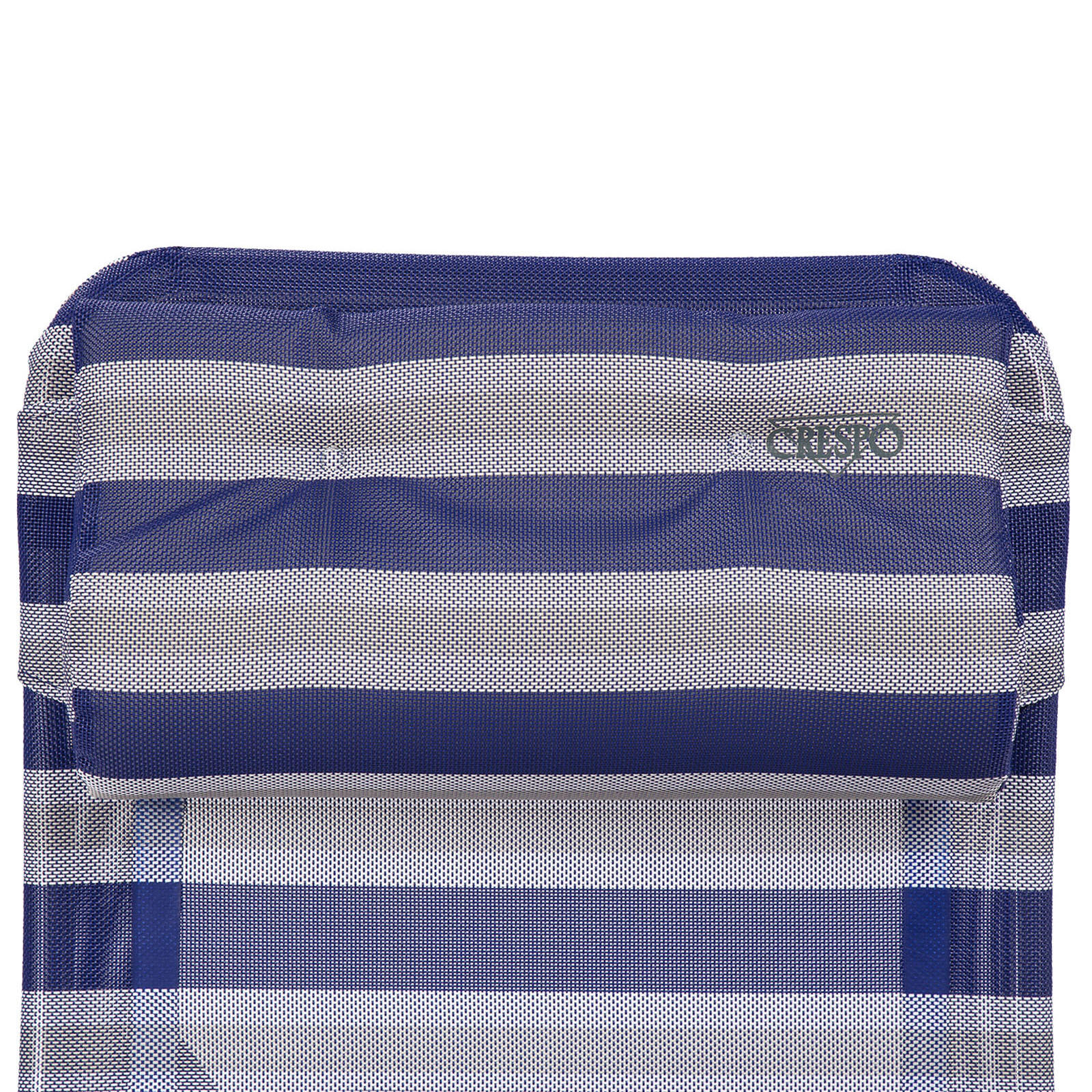 Crespo - Hoofdkussen - A/237 - Classic - Blauw gestreept 4/5