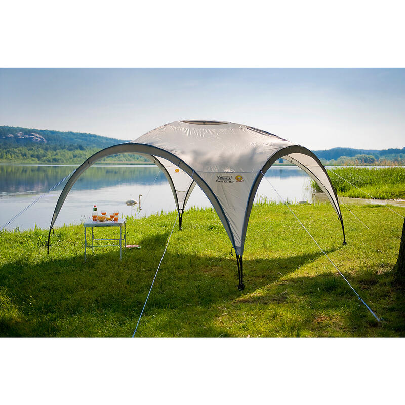 Toldo Lona Refugio Camping Coleman Event Shelter L (3,65 x 3,65 m) blanco verde