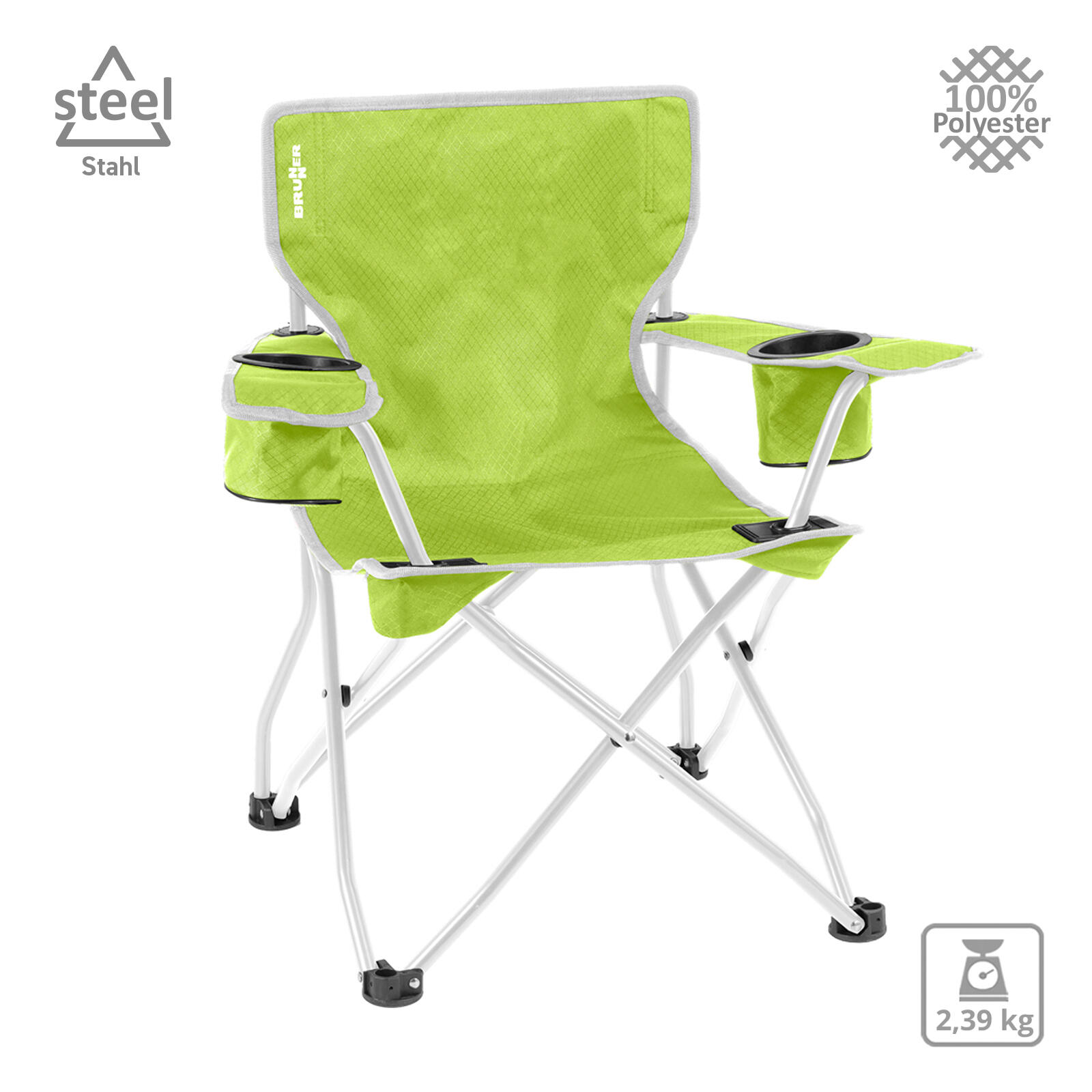 Chaise de camping pour enfants Action Kids pliante Plage Pliable Acier 60 kg 2/5