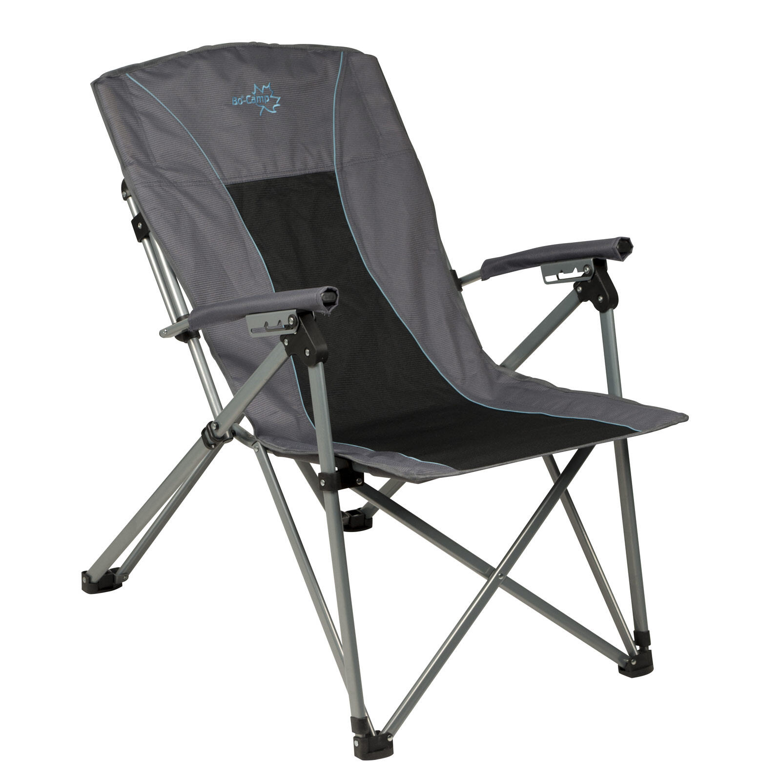 BO-CAMP Deluxe King Plus Campingstoel Vouwstoel Visvouwstoel Verstelbaar