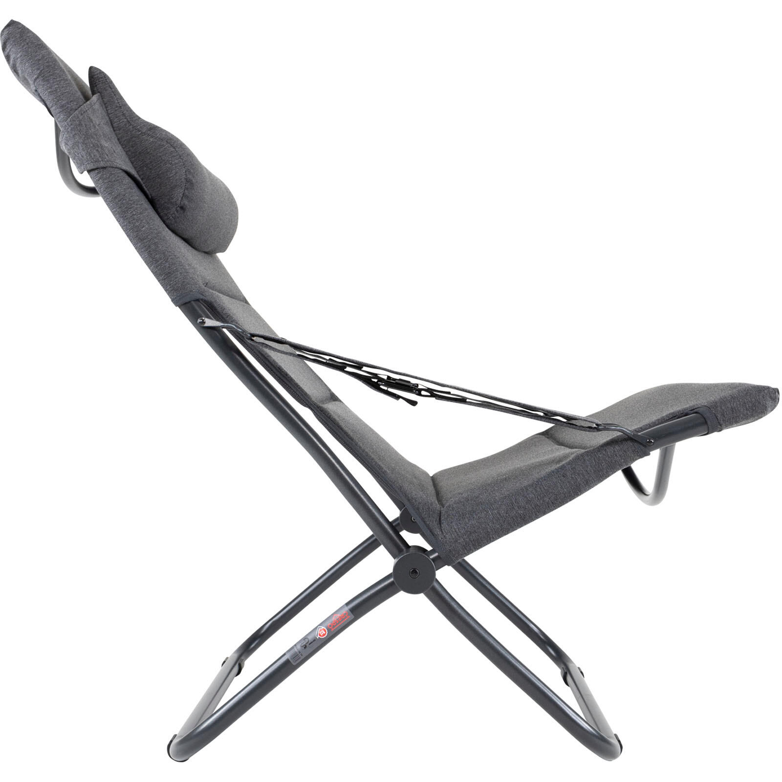 Crespo Loungestoel AP/263 Tex-Supreme Grijs 4/7