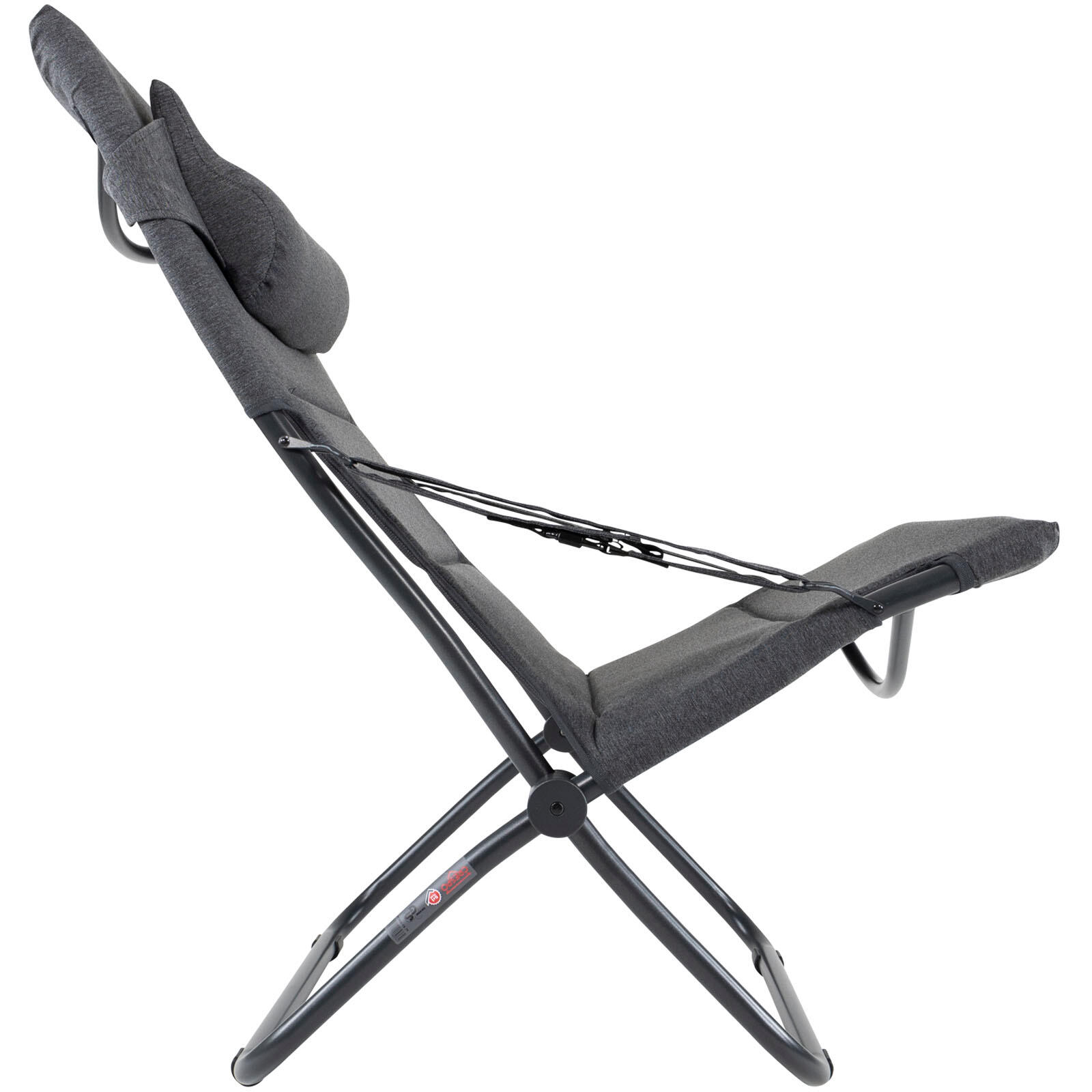 Crespo Loungestoel AP/263 Tex-Supreme Grijs 3/7