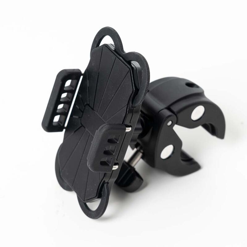 Soporte para móvil para bicicleta de silicona negro Bike Tie Pro 4