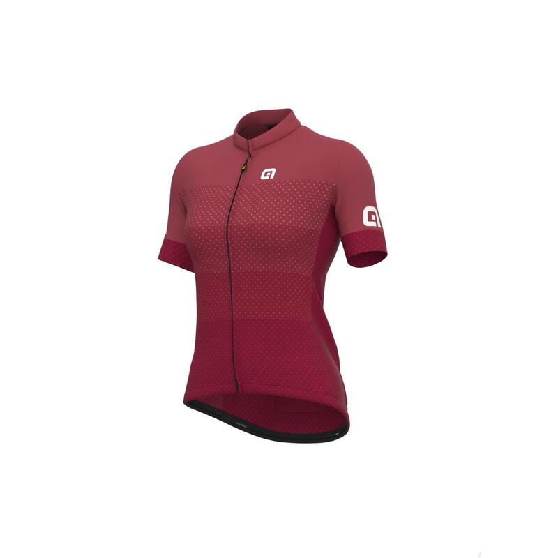 Maillot Manches Courtes Femme Alé Level Bordeaux