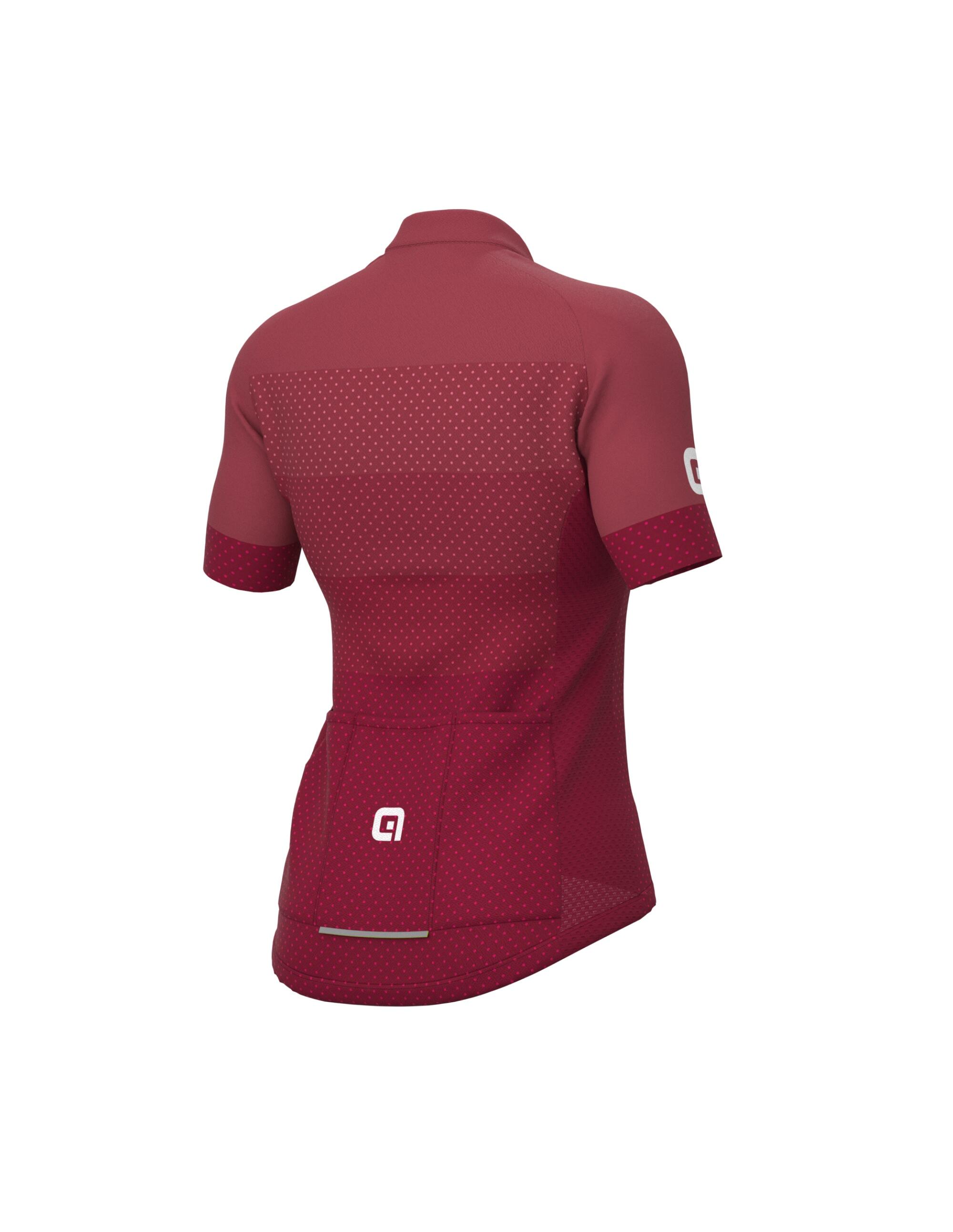 Alé Level Damen Kurzarmtrikot Burgund 2/7