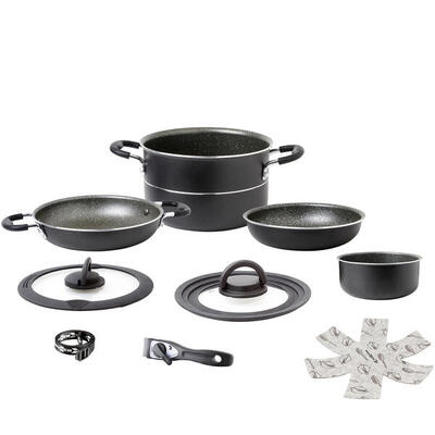Aluminium set piraat ø20 camping buiten servies keuken pot pan